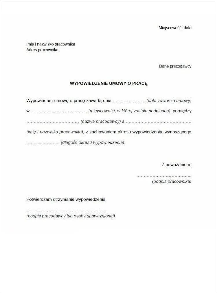 Jak profesjonalnie podać powód wypowiedzenia umowy o pracę Jak profesjonalnie podać powód wypowiedzenia umowy o pracę