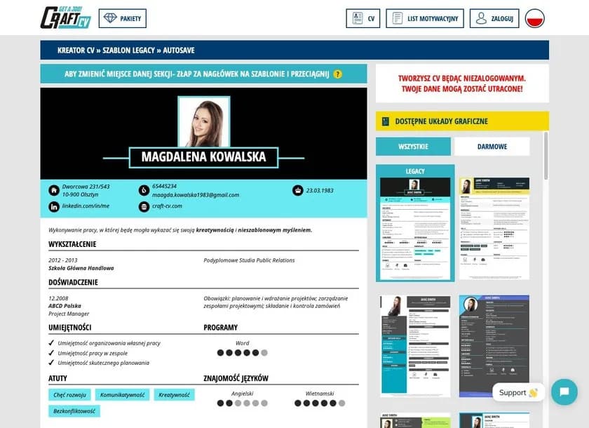 Najlepsze programy do napisania CV - darmowe i płatne opcje Najlepsze programy do napisania CV - darmowe i płatne opcje